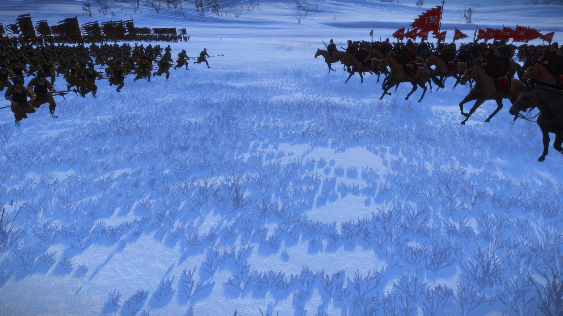 Two Armies Clashing